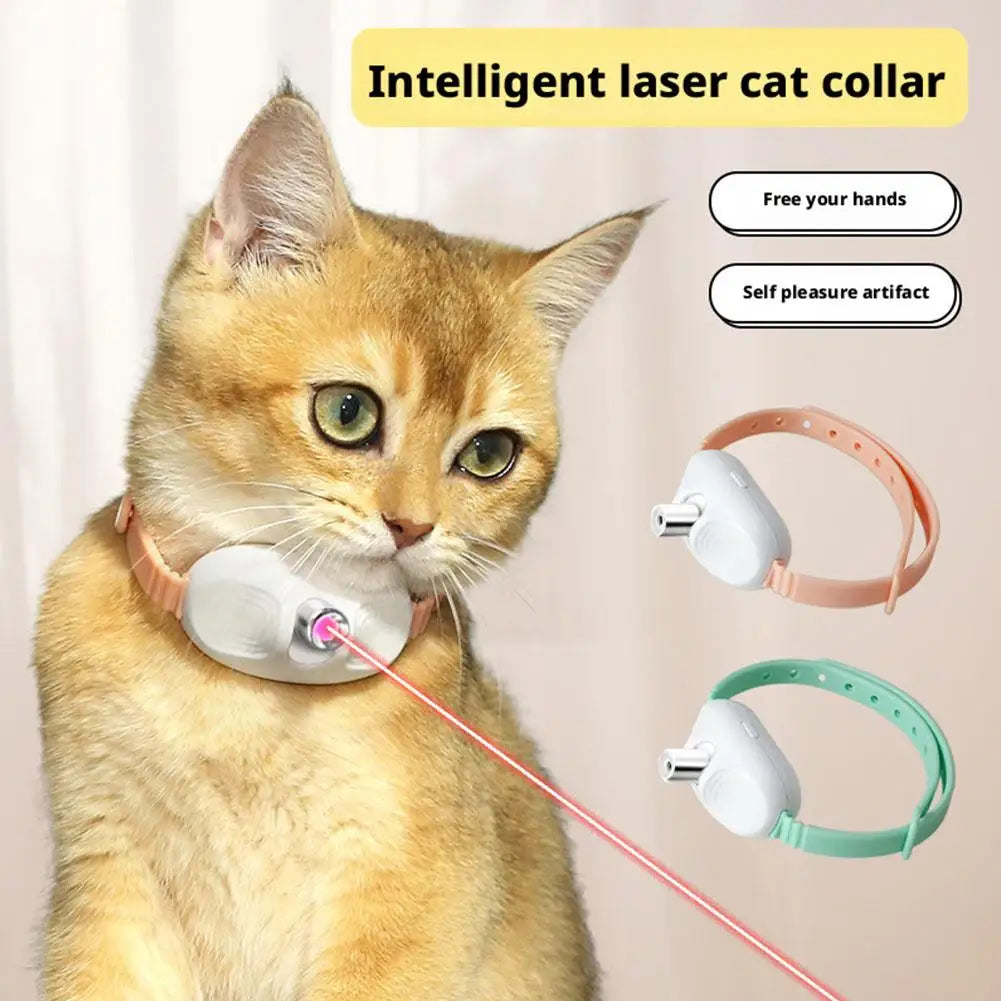 Cat Laser Collar – Interactive LED Laser Dot Collar for Cats