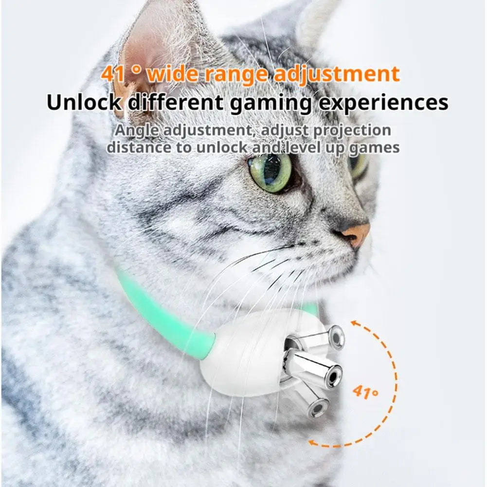 Cat Laser Collar – Interactive LED Laser Dot Collar for Cats