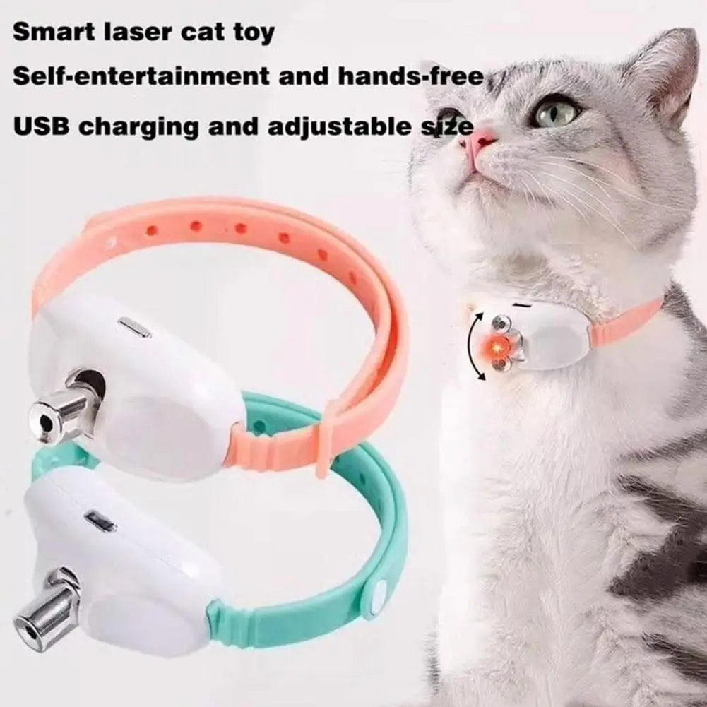 Cat Laser Collar – Interactive LED Laser Dot Collar for Cats