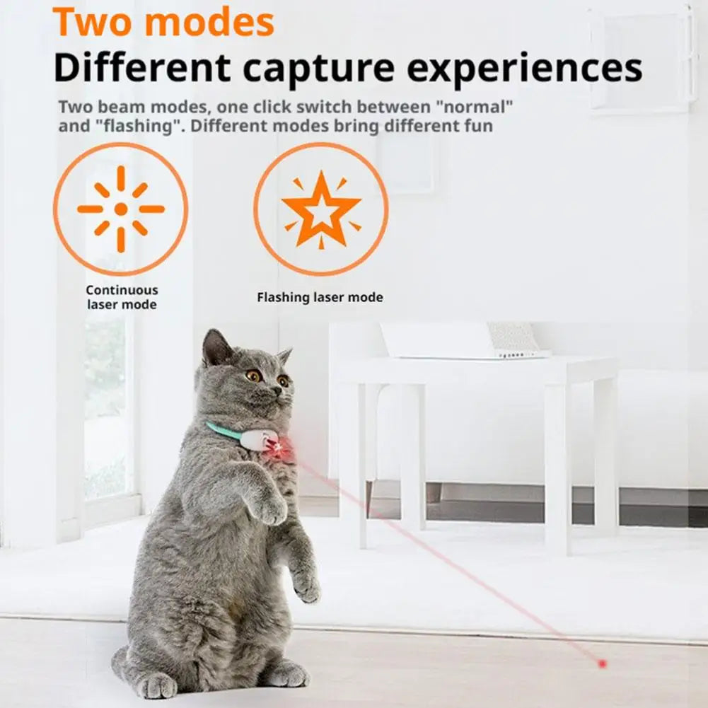 Cat Laser Collar – Interactive LED Laser Dot Collar for Cats