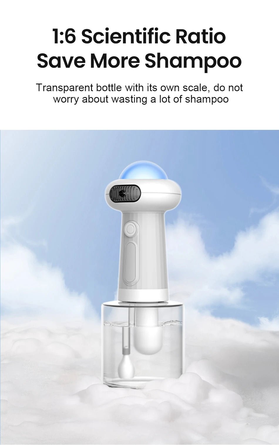 Automatic Pet Soap Dispenser - Wireless Foaming Shampoo Sprayer - Petmelove