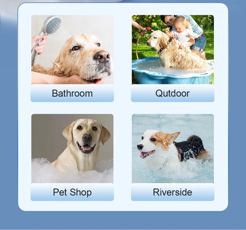 Automatic Pet Soap Dispenser - Wireless Foaming Shampoo Sprayer - Petmelove