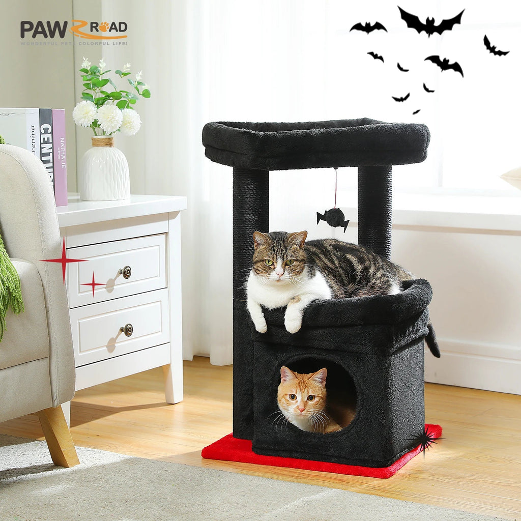 Cozy Cat Tree Tower with Condo & Sisal Scratching Posts - Petmelove