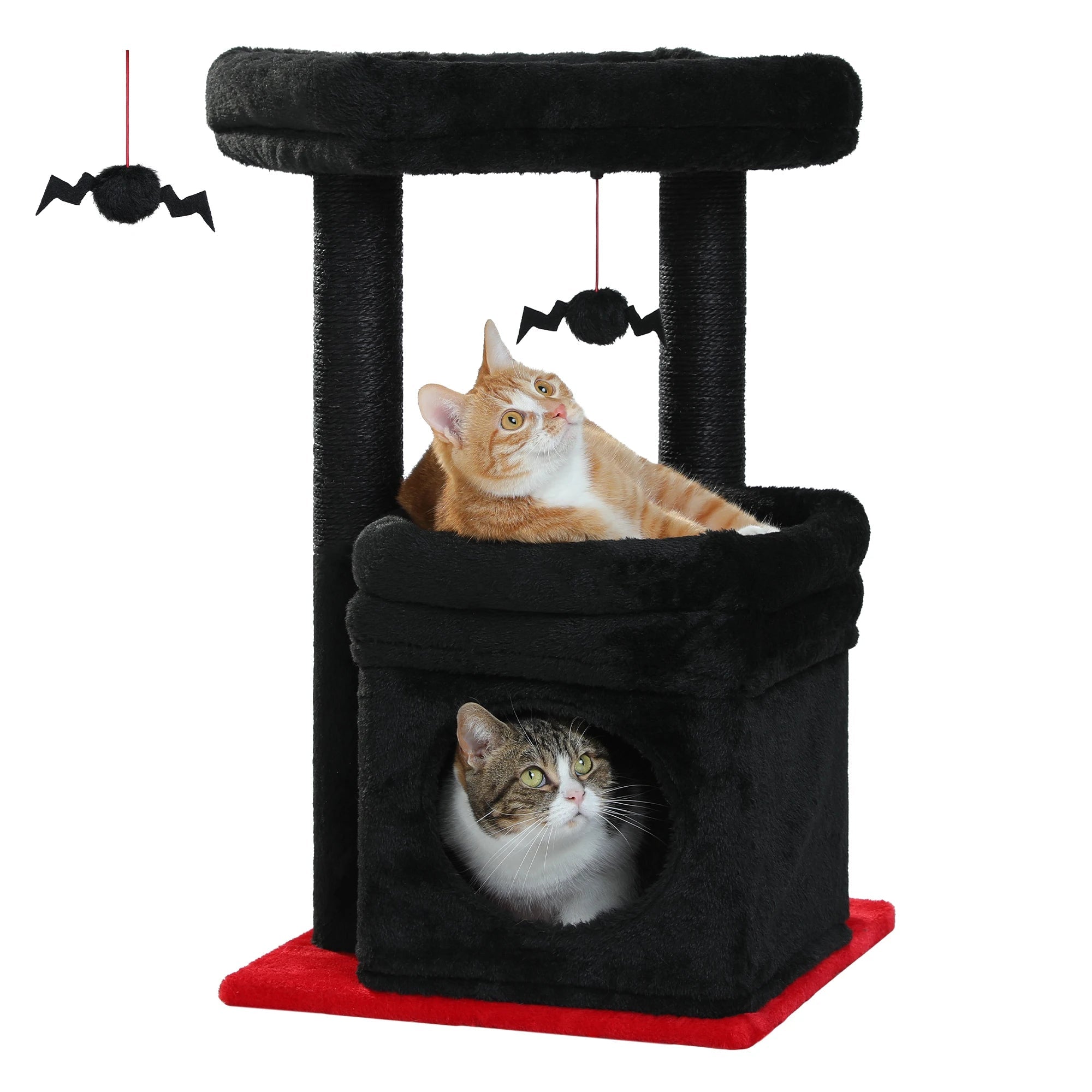 Cozy Cat Tree Tower with Condo & Sisal Scratching Posts - Petmelove