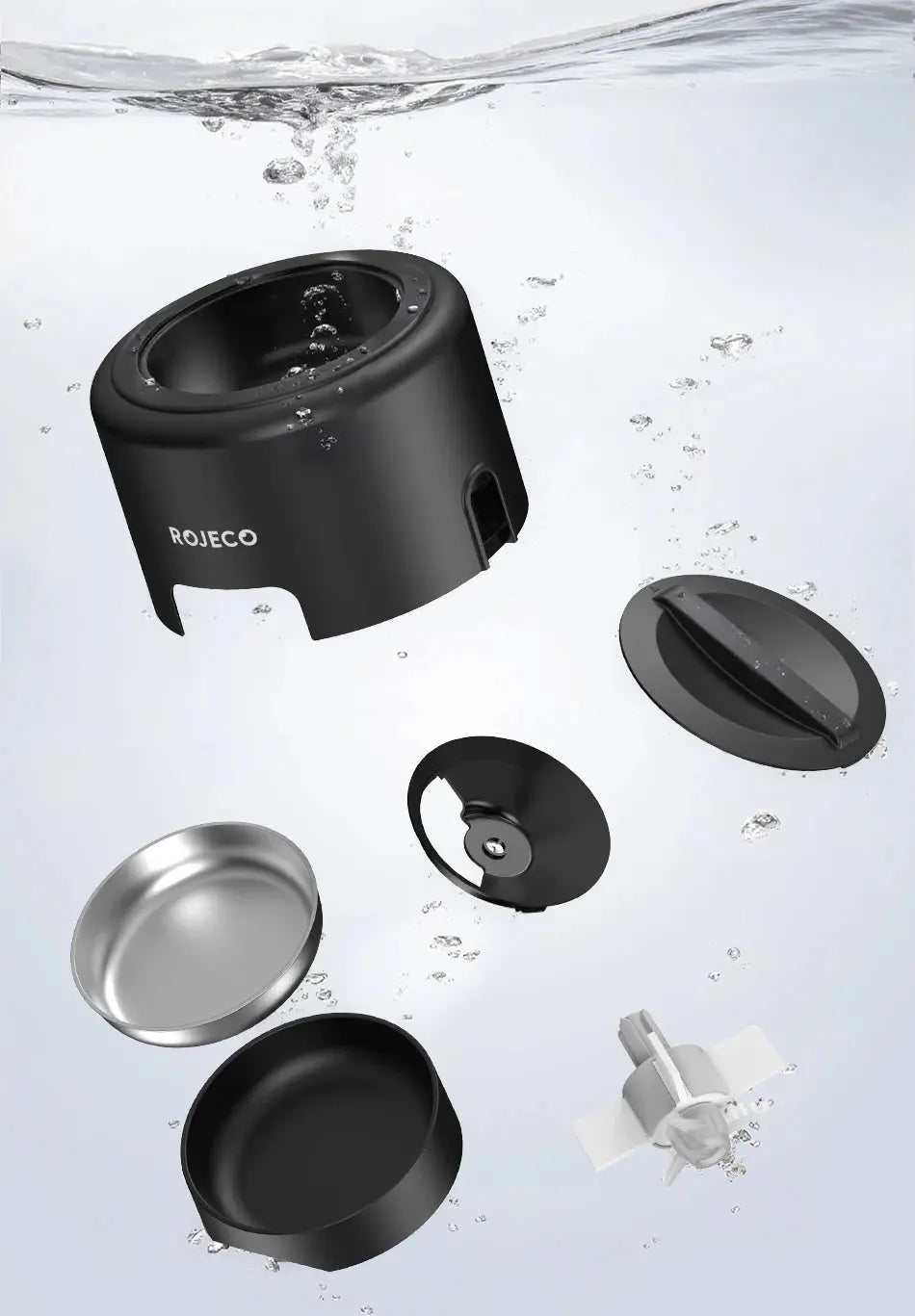 ROJECO 2L Smart Automatic Pet Feeder with Button Control - Petmelove