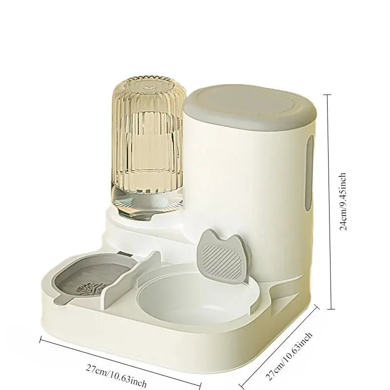 Smart Automatic Pet Feeder with Water Dispenser - 2 - in - 1 Station - Petmelove