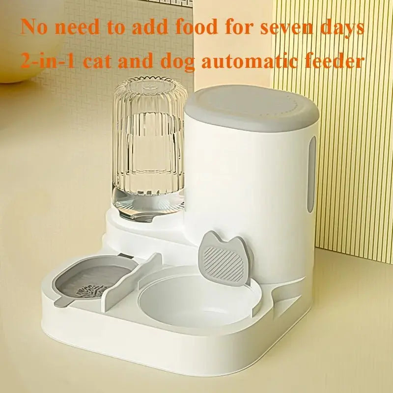 Smart Automatic Pet Feeder with Water Dispenser - 2 - in - 1 Station - Petmelove