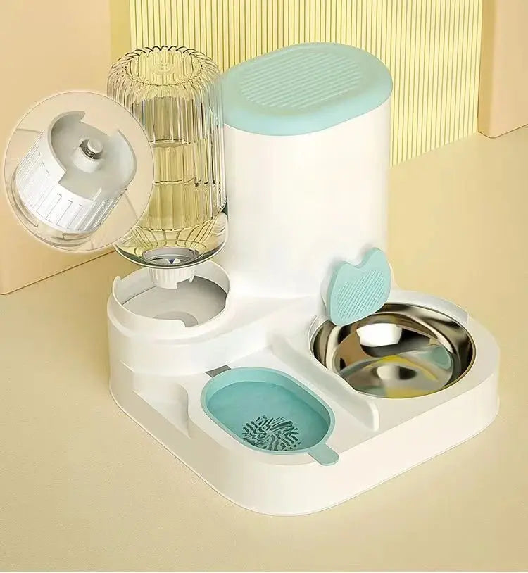 Smart Automatic Pet Feeder with Water Dispenser - 2 - in - 1 Station - Petmelove