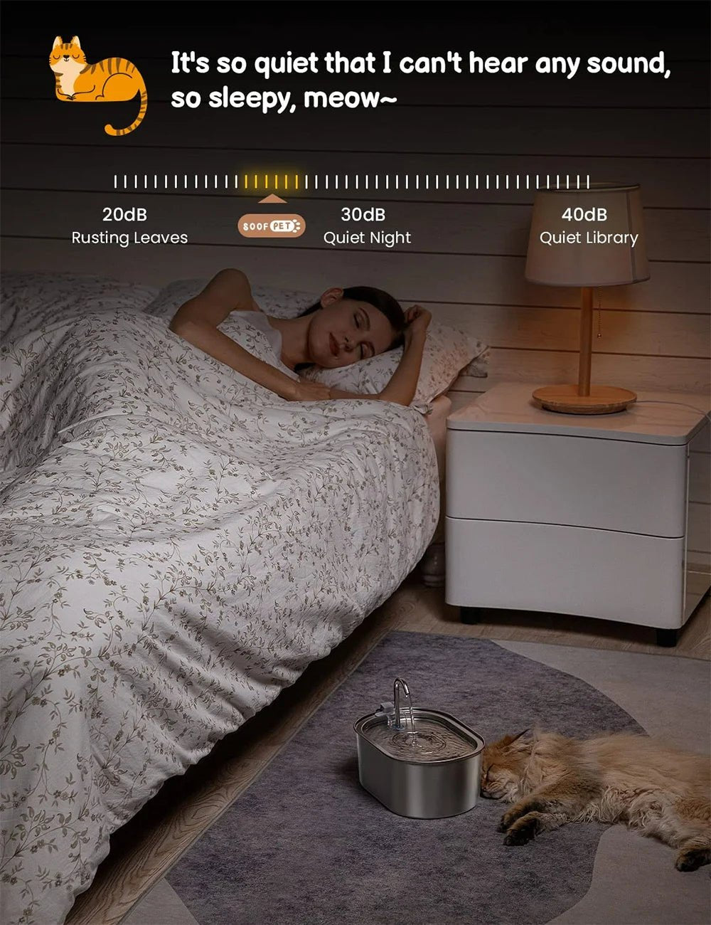 Smart Cat Water Fountain - Automatic Pet Water Dispenser for Cats & Dogs - Petmelove