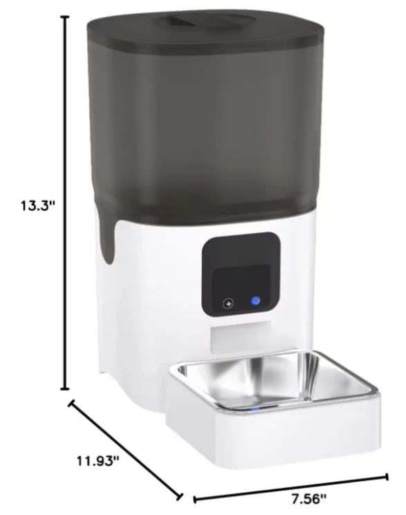 Smart WiFi Automatic Cat Feeder with APP Control - Easy Clean Pet Feeder - Petmelove